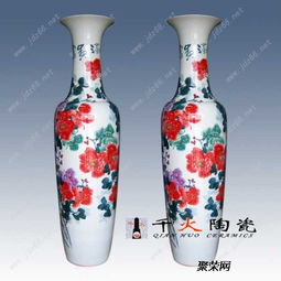 景德鎮(zhèn)定做純手工房產(chǎn)開(kāi)業(yè)禮品陶瓷大花瓶廠家
