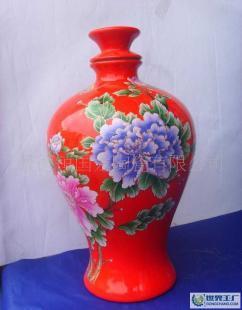 景德鎮特色陶瓷 三斤裝酒瓶~紅瓷 ~青花瓷必備_禮品、工藝品、飾品_世界工廠網中國產品信息庫